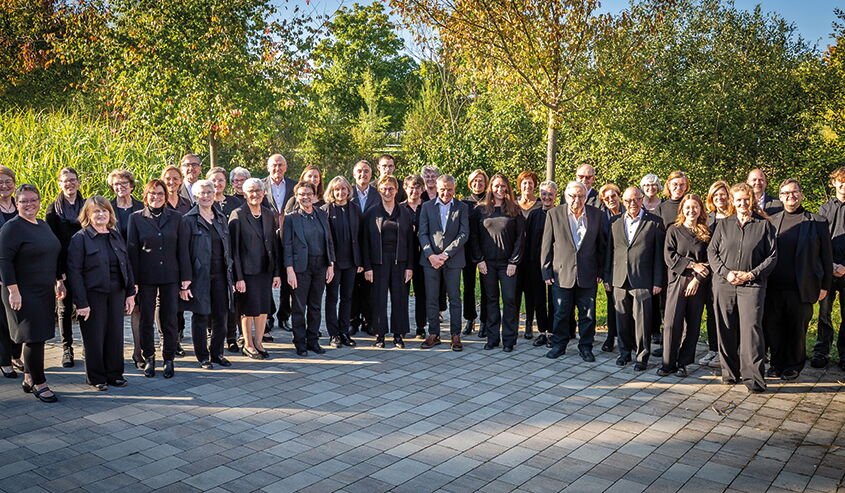 Gemischter Chor im Freien